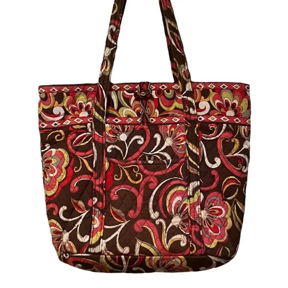 Vera Bradley Brown & Pink Tote